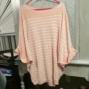 Pink Striped Women's Top